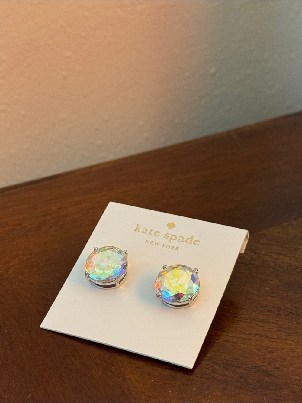 Kate Spade Crystal Stud Earrings - Iridescent